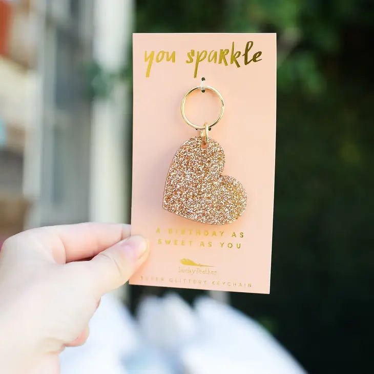 You Sparkle Key Chains
