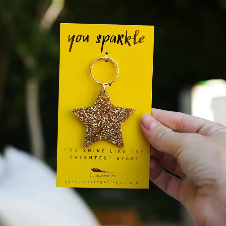 You Sparkle Key Chains
