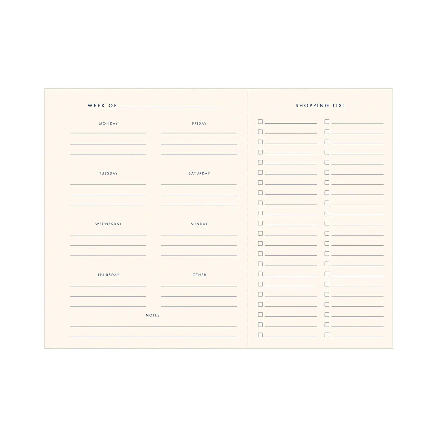 “Here for the snacks” Meal Planner