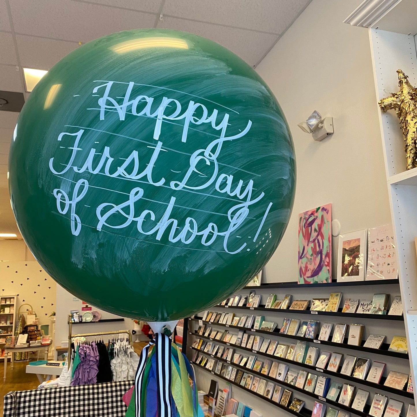 Chalkboard Back to School Billy Balloon