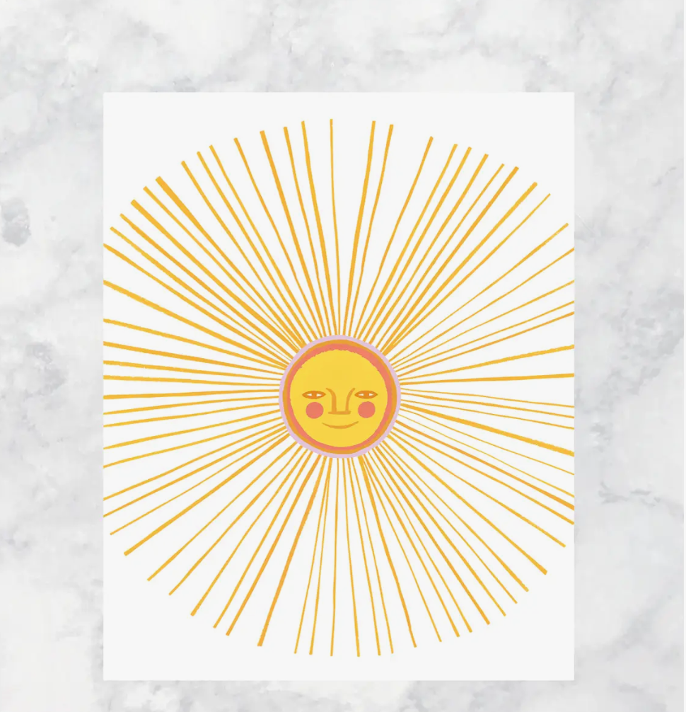 Sun Art Print