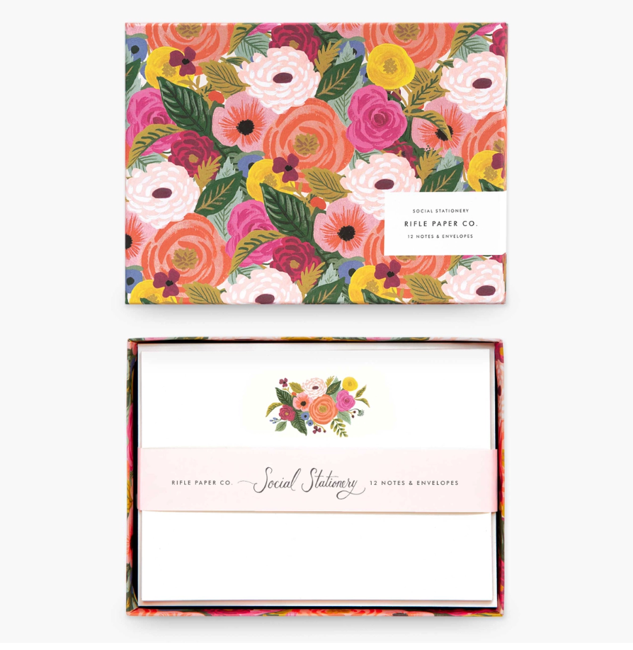 Juliet Rose Social Stationery Set