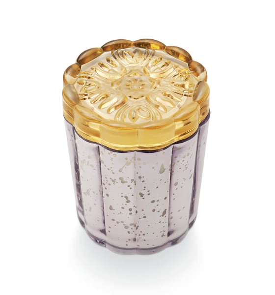 Lavender La La Flourish Glass Candle