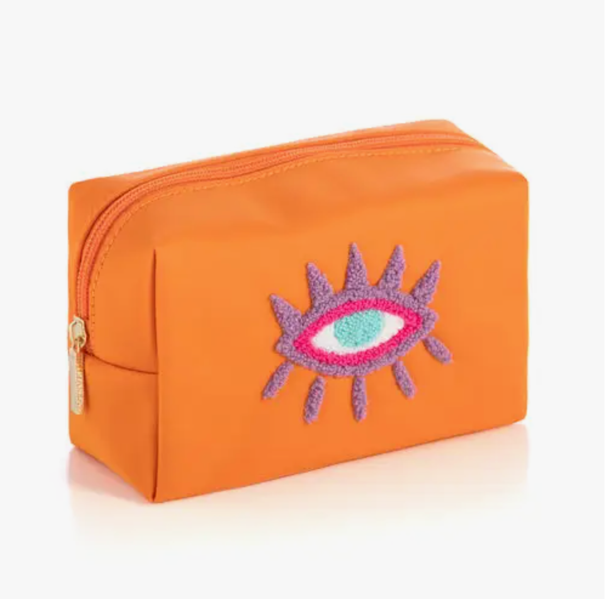 Evil Eye Orange Zip Pouch