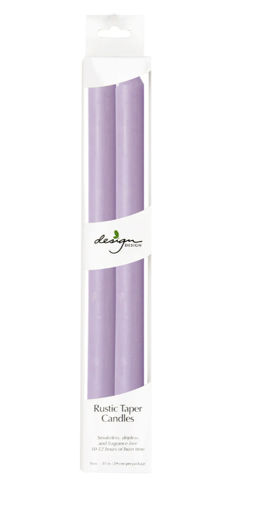 Set of Rustic Taper Candles