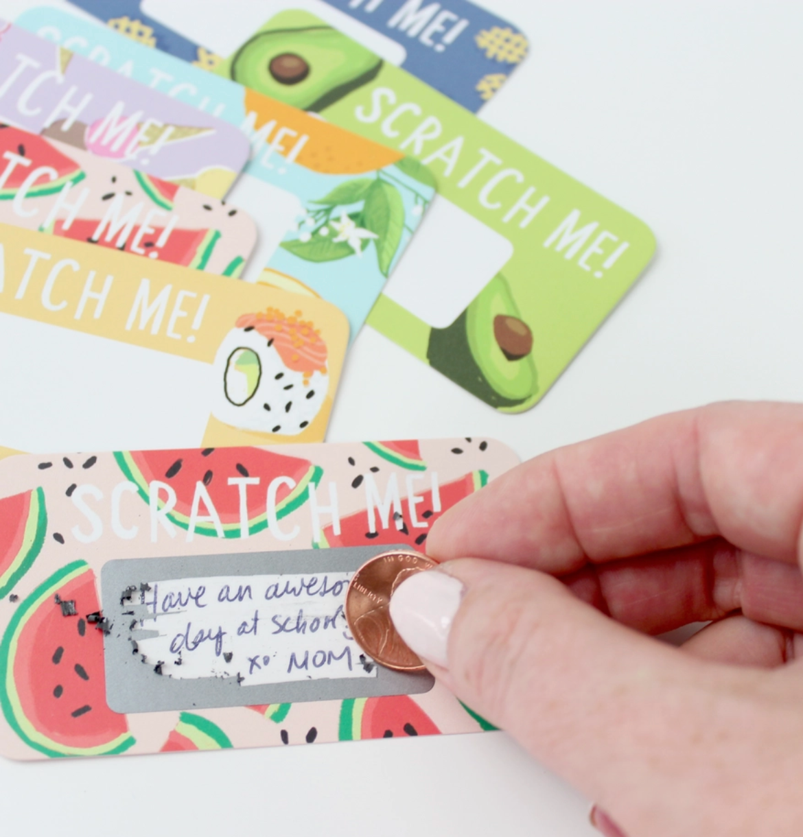 Scratch off Lunchbox Notes
