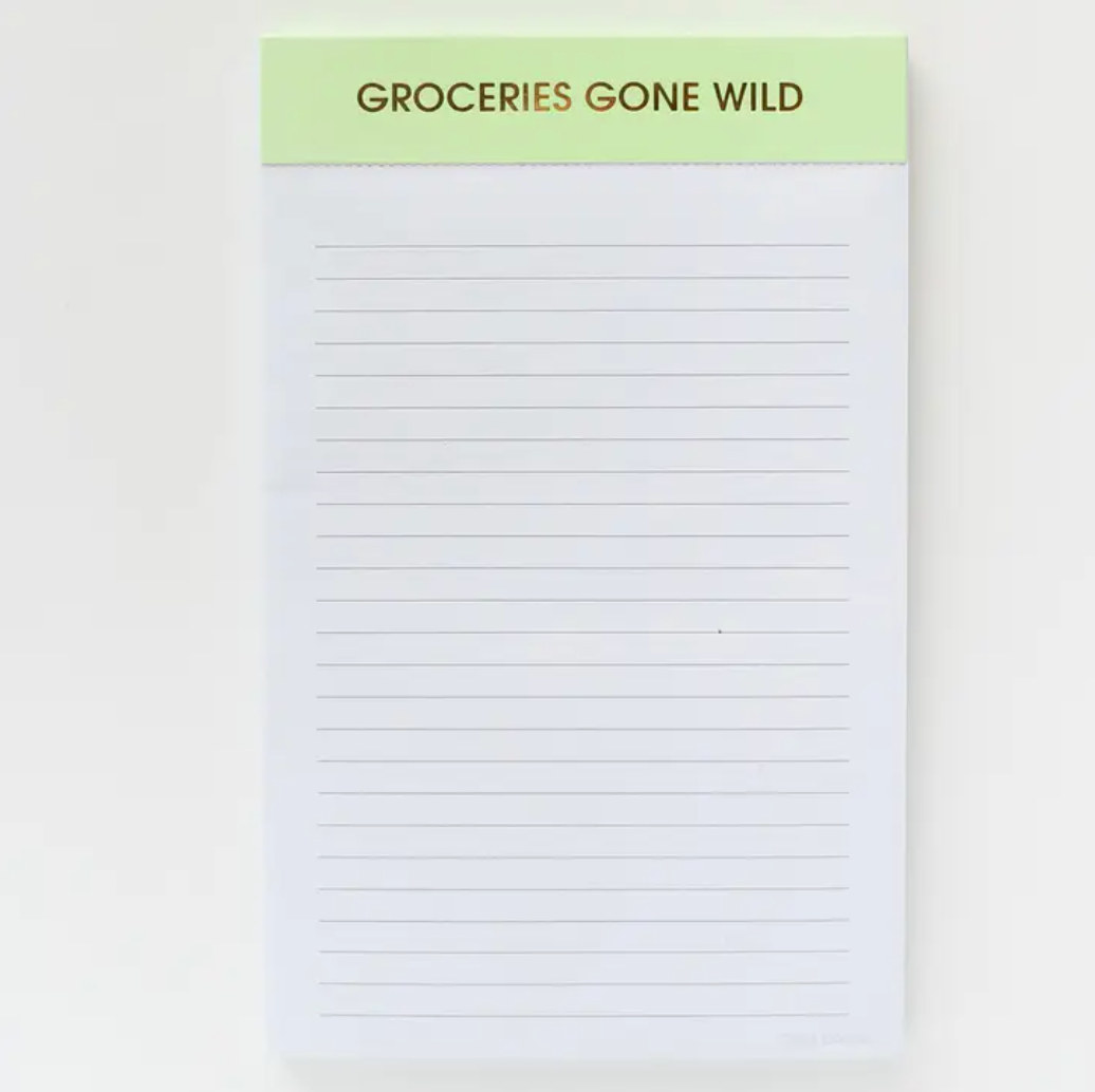 Groceries Gone Wild Notepad