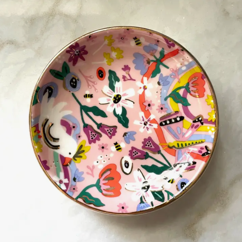 Butterfly Garden Trinket Dish