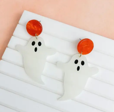 Glow in the Dark Ghost Earrings