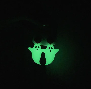 Glow in the Dark Ghost Earrings