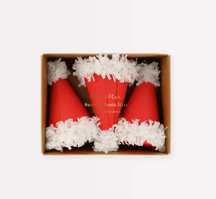 Surprise Santa hats
