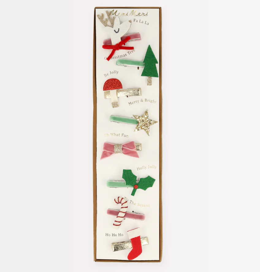 Christmas Icon Hair Clips