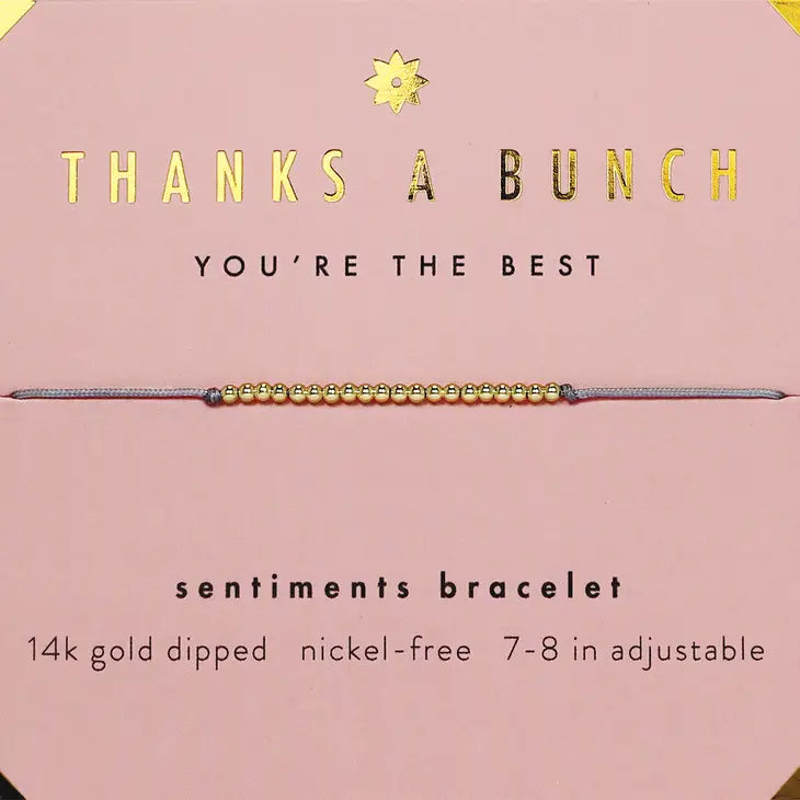 Thanks a Bunch Charm Bracelet