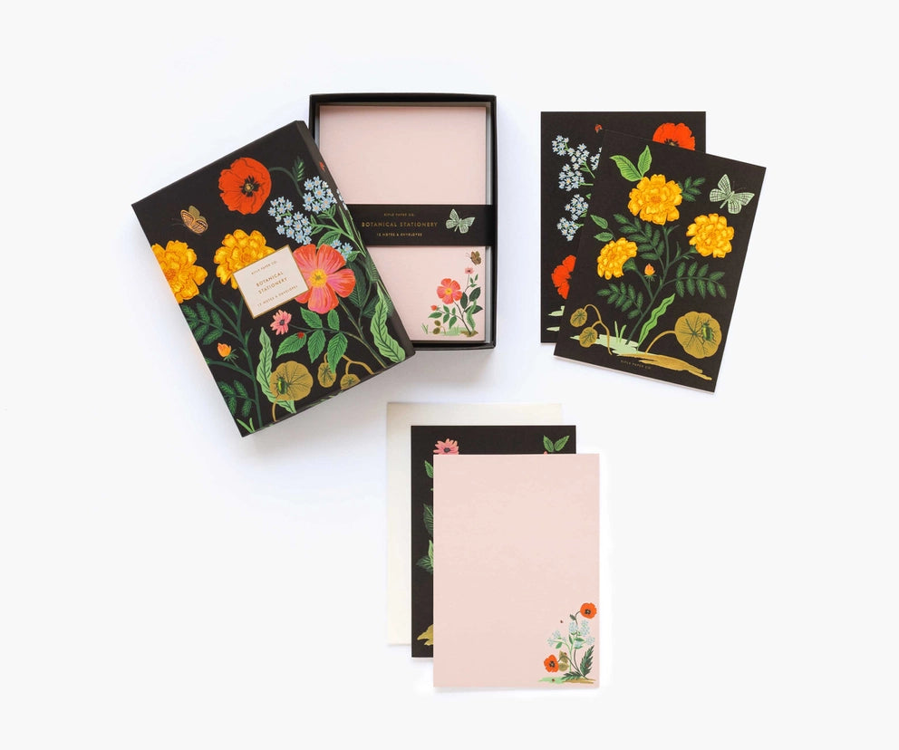 Botanical Social Stationary Set
