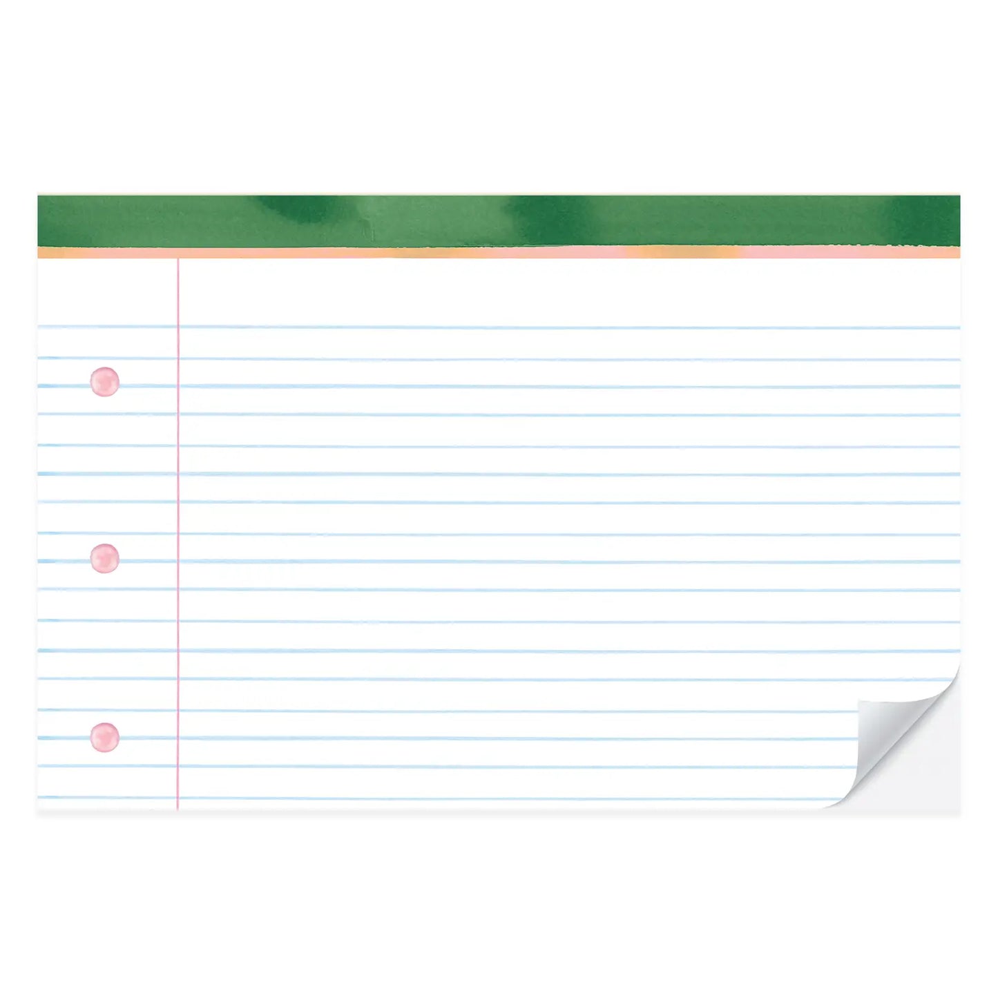 Notebook Paper Placemat Pad