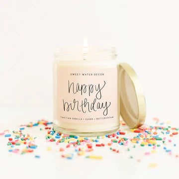 Happy Birthday Candle-Sweet water Decor