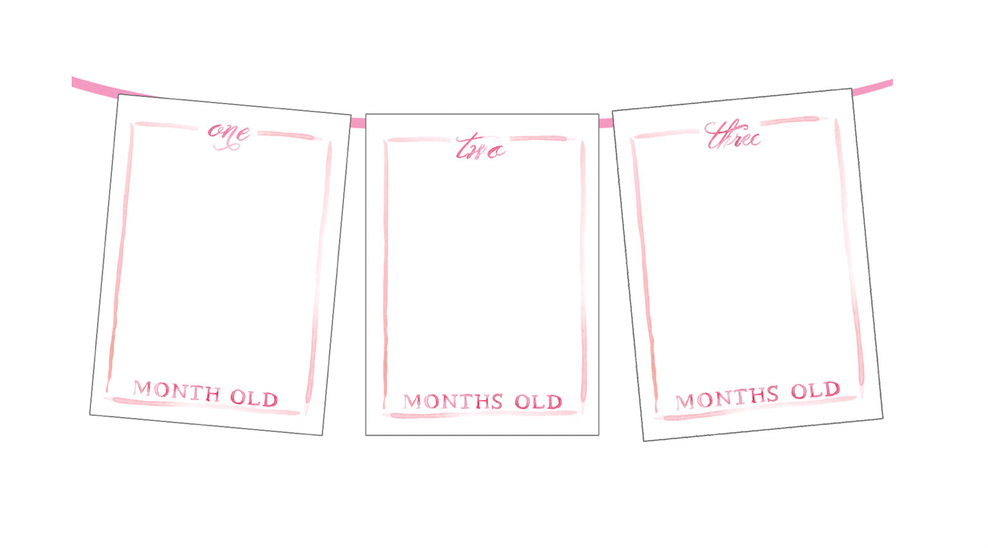 Baby's First Year Add-A-Photo Banner