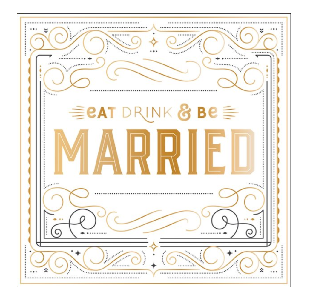 Eat Drink & Be Married Book
