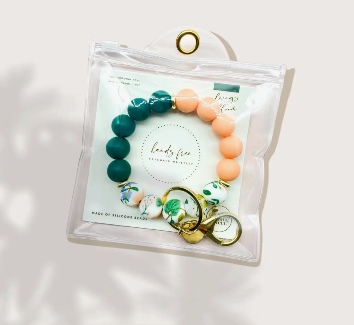 Keychain Wristlet - Always in Bloom