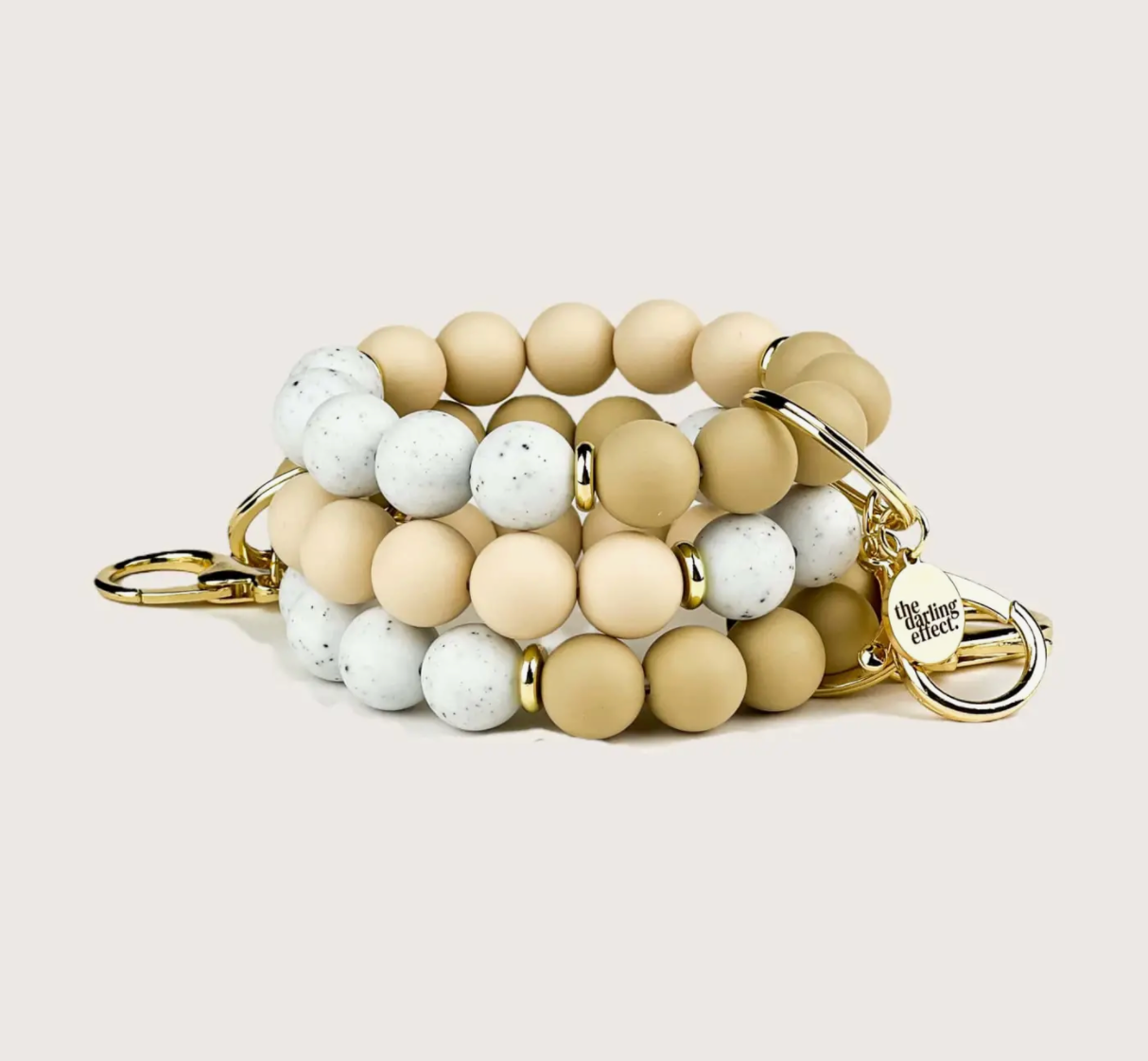 Keychain Wristlet - Oatmilk Latte