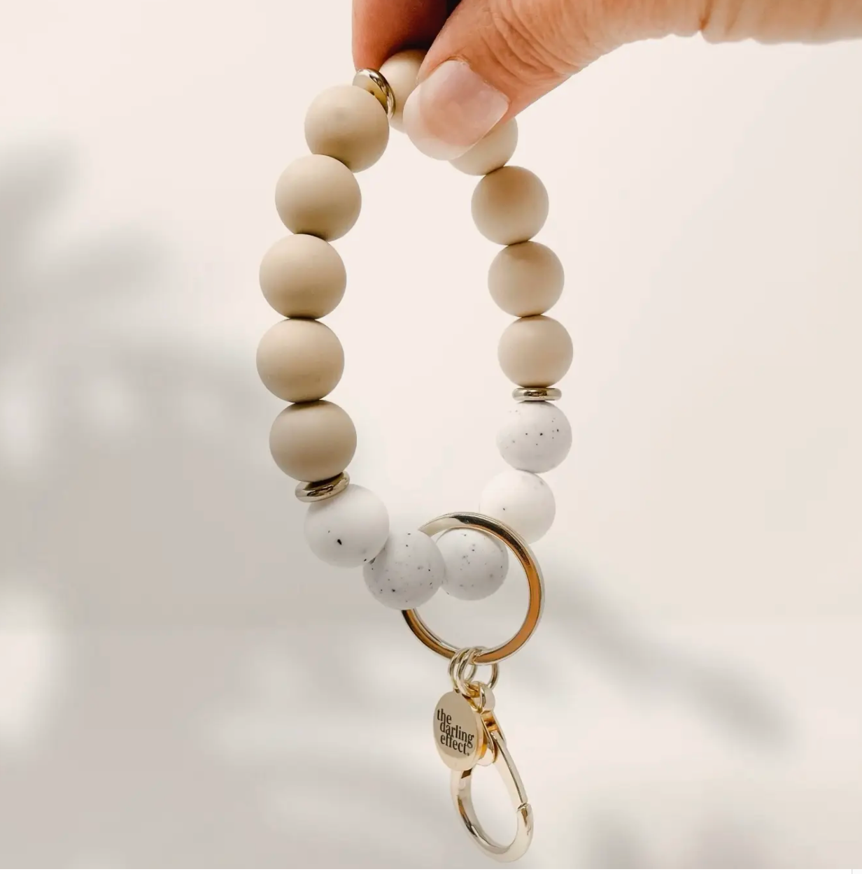 Keychain Wristlet - Oatmilk Latte