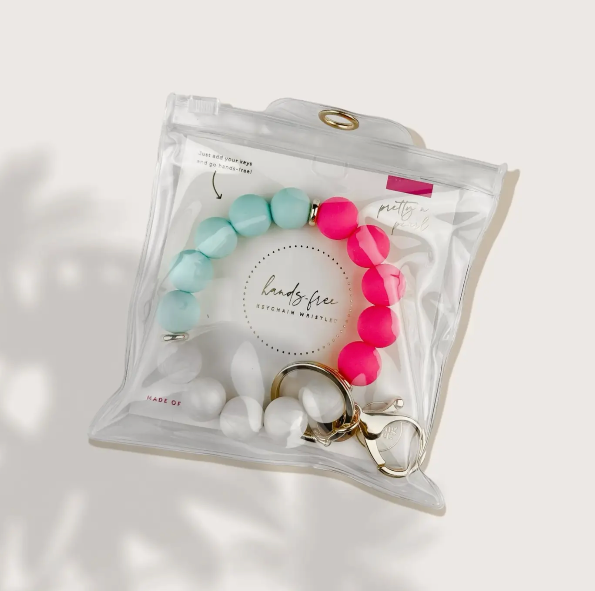 Keychain Wristlet - Pretty n Pearl