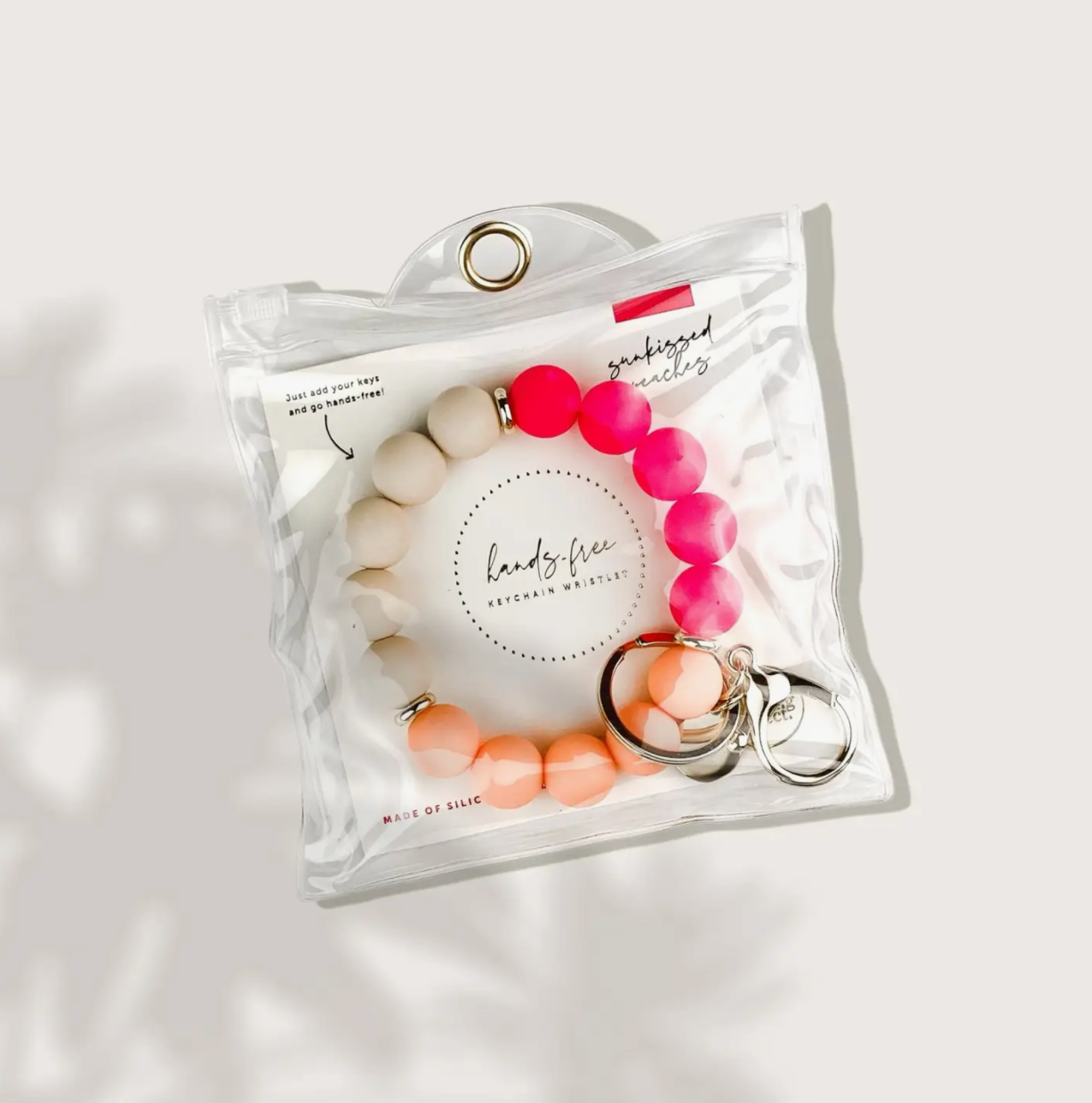 Keychain Wristlet - Sunkissed Peaches
