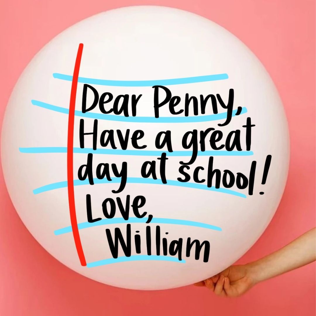 Notepad Back to School Billy Balloon