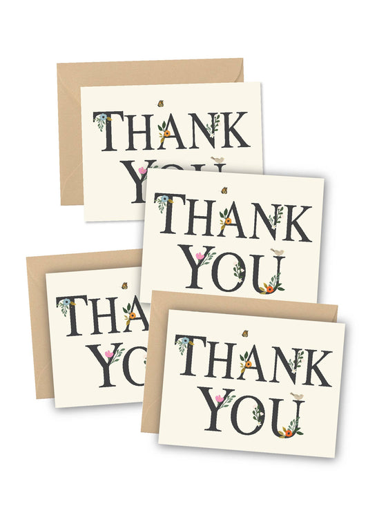 Thank You Floral Cards Boxed Set