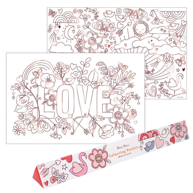 Meri Meri Large Coloring Poster