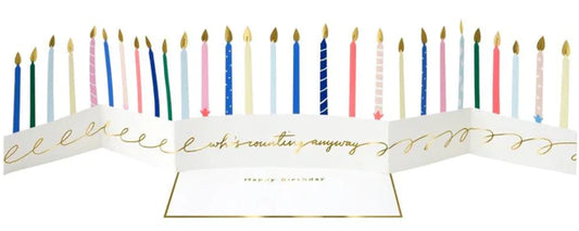 Candles Birthday Pop-up Card