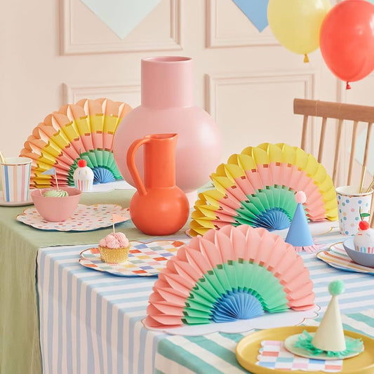 Honeycomb Rainbow Table Decorations