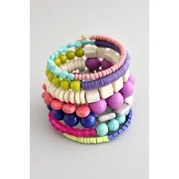 Multicolored wrap bracelet