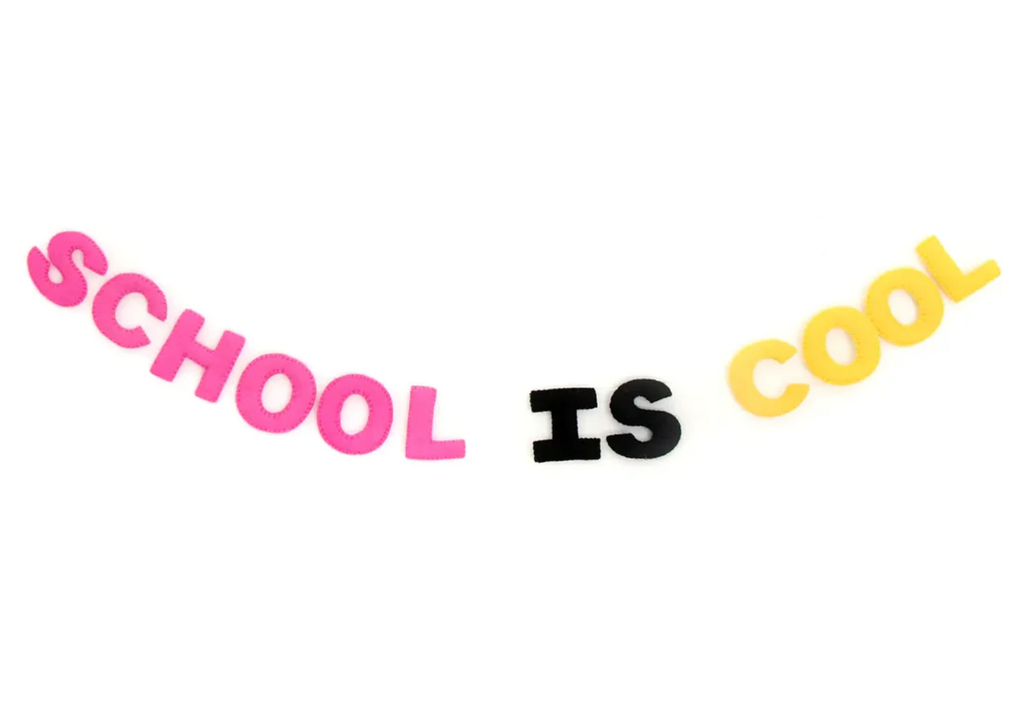 “School is Cool” Felt Garland