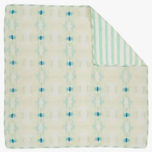 Coral Bay Pale Blue Baby Blanket