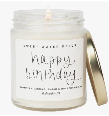 Happy Birthday! Soy Candle