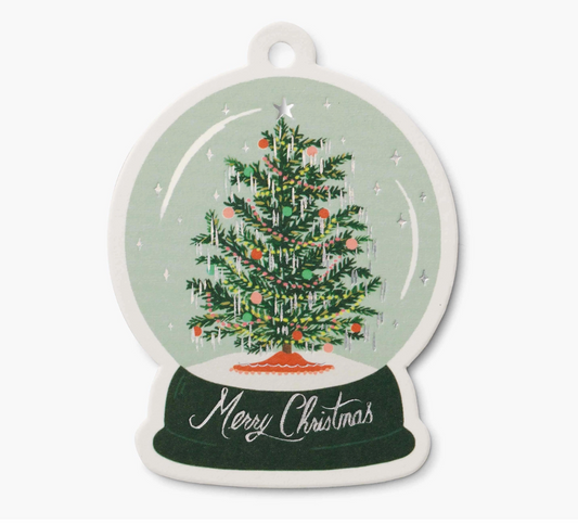 Snow Globe Gift Tag