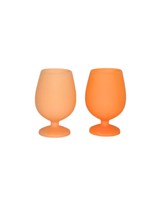 Cantaloupe + Tangelo | Stemm | Unbreakable Wine Glasses