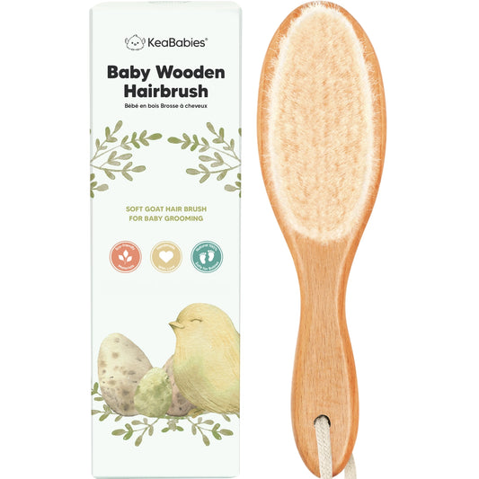 Heirloom Wooden Baby Hair Brush