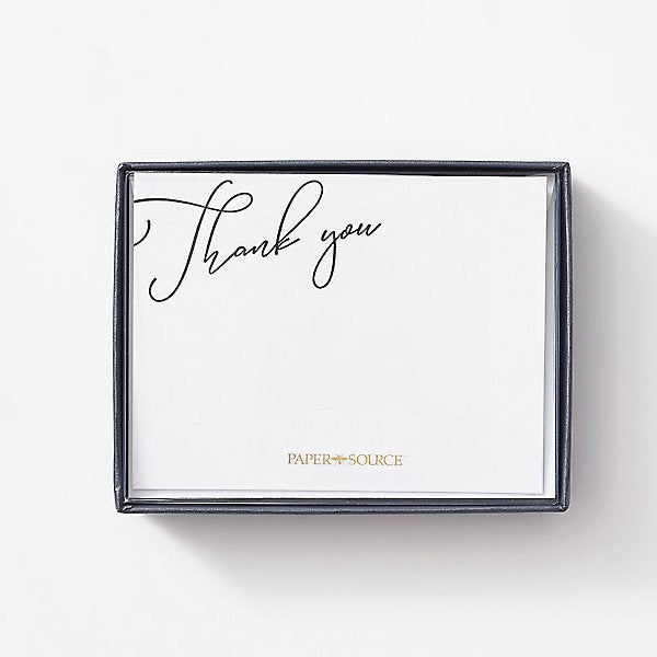 Script Thank You Luxe Stationery Set