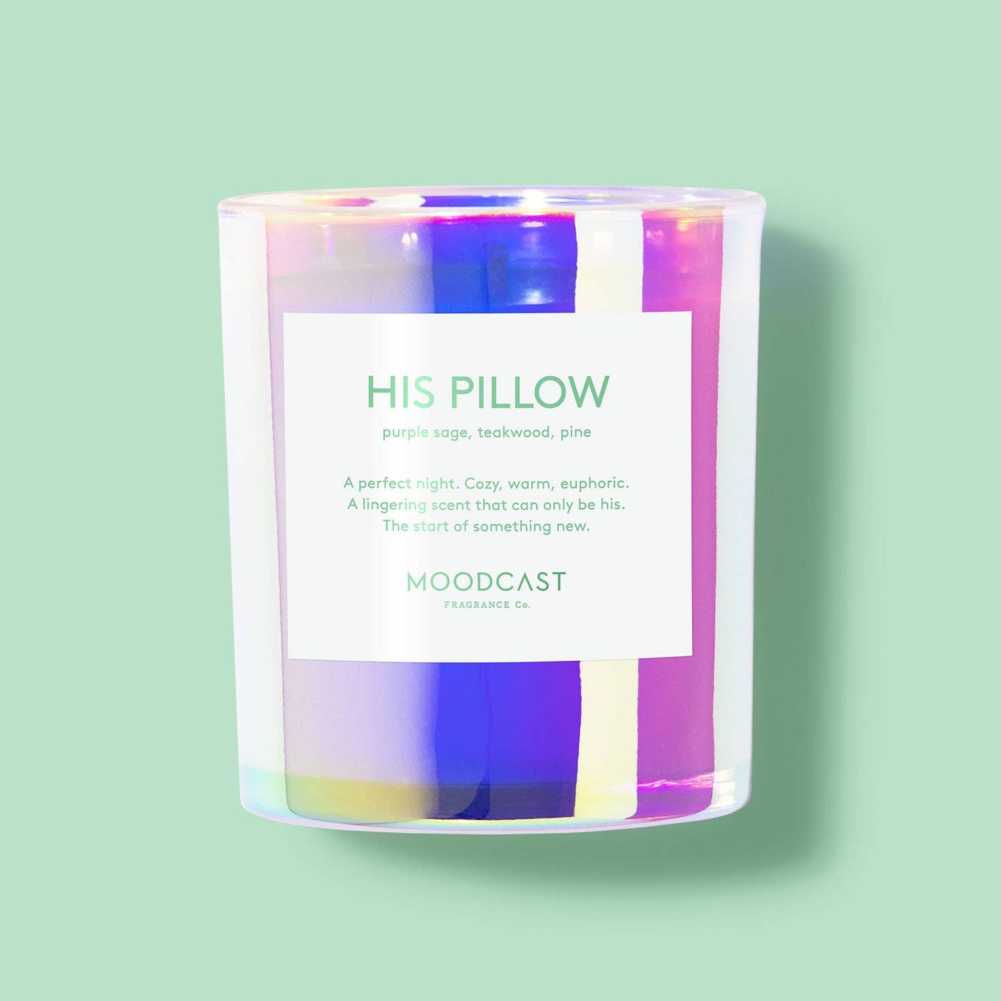 His Pillow - Iridescent 8oz Coconut Wax Candle