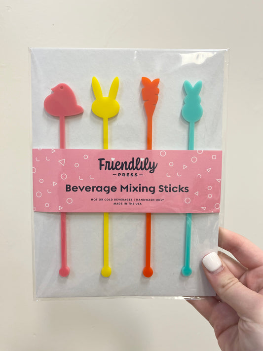 Easter Beverage Mixing Sticks