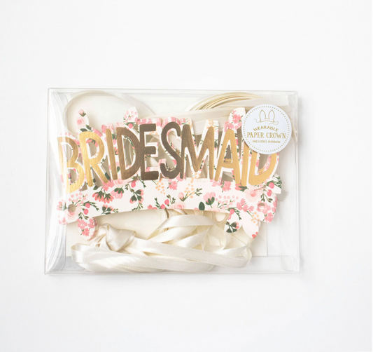 Bridesmaid Paper Crown