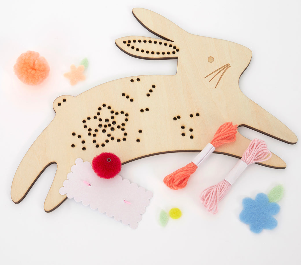 Bunny Wooden Embroidery Kit