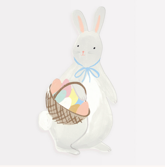 Bunny with Basket Plates