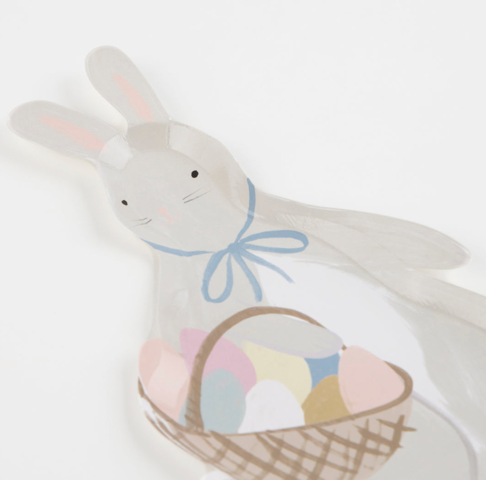 Bunny with Basket Plates