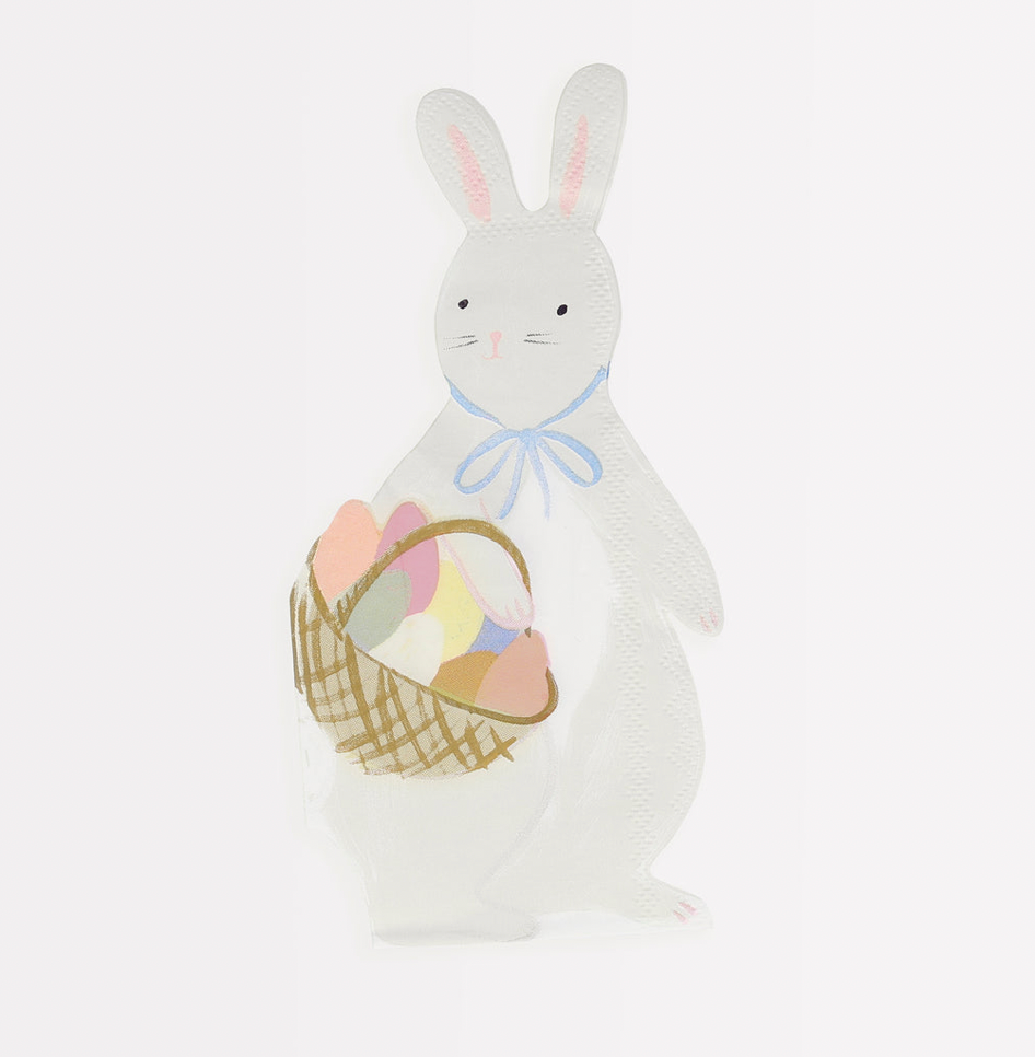 Bunny with Basket Napkins