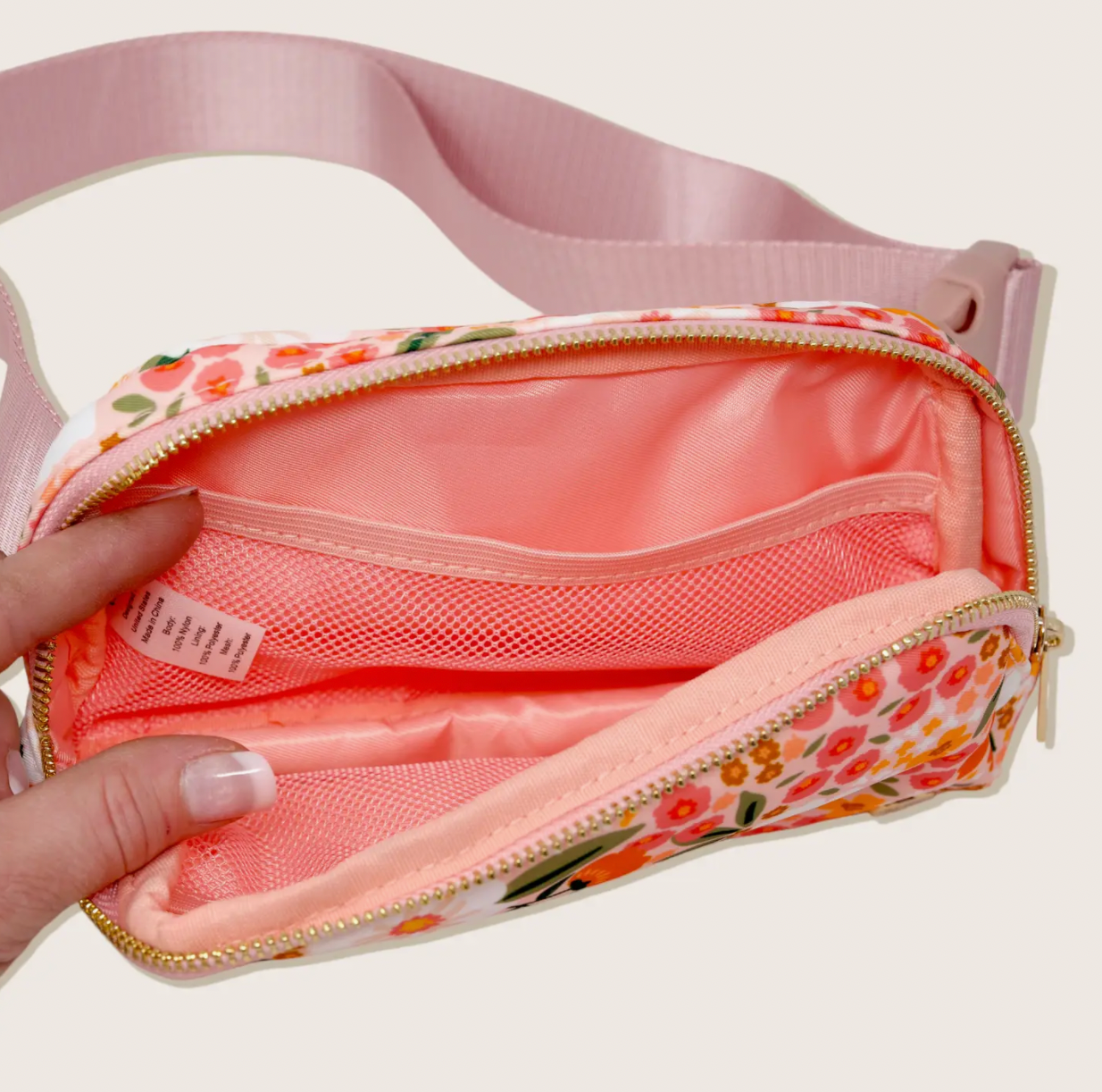 Belt Beg and Wallet - Spring Meadow
