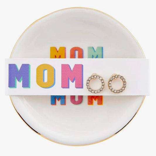 Mom Earring and Tray Set